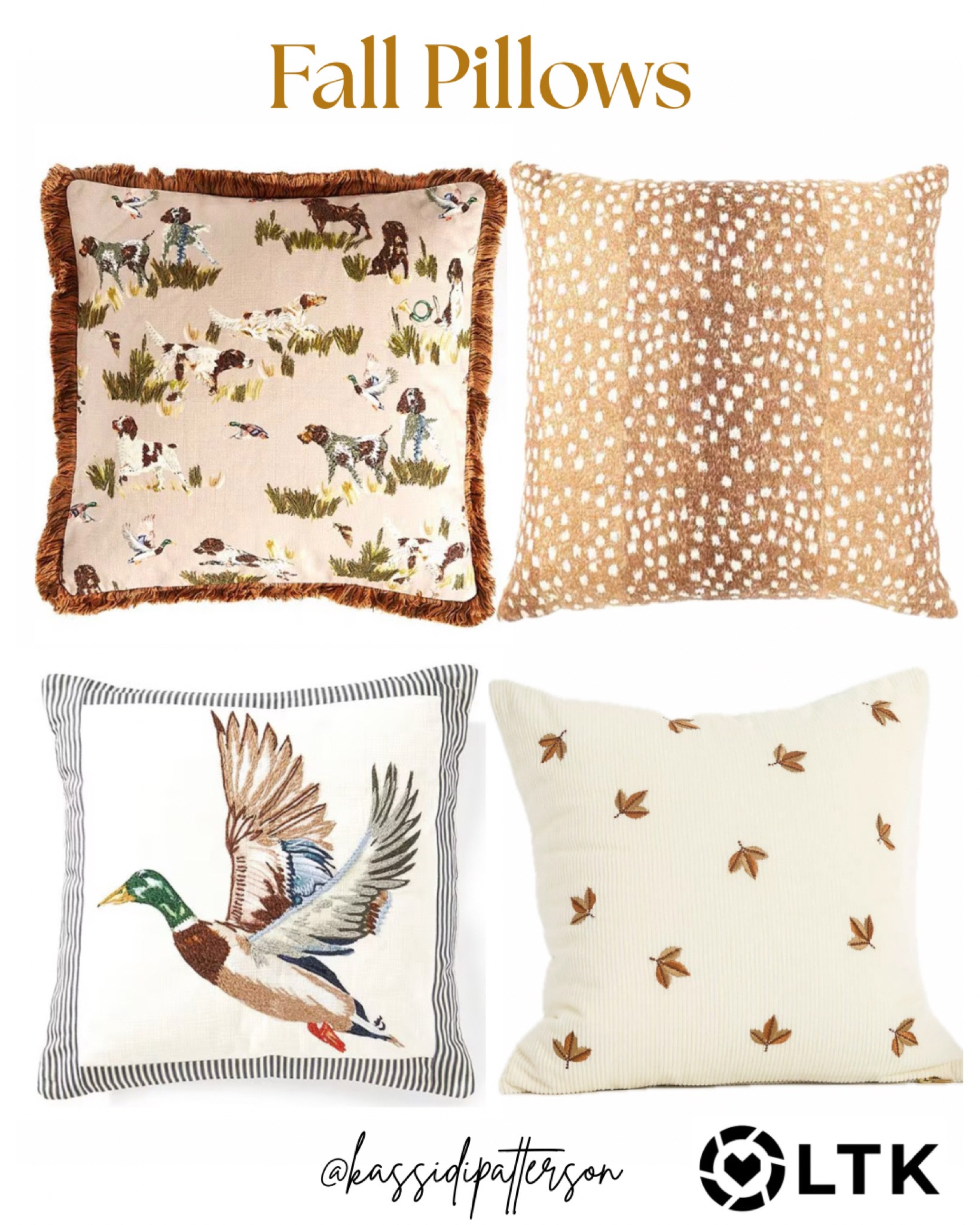 Fall decor. Fall pillows. Woodsy home.

#LTKhome