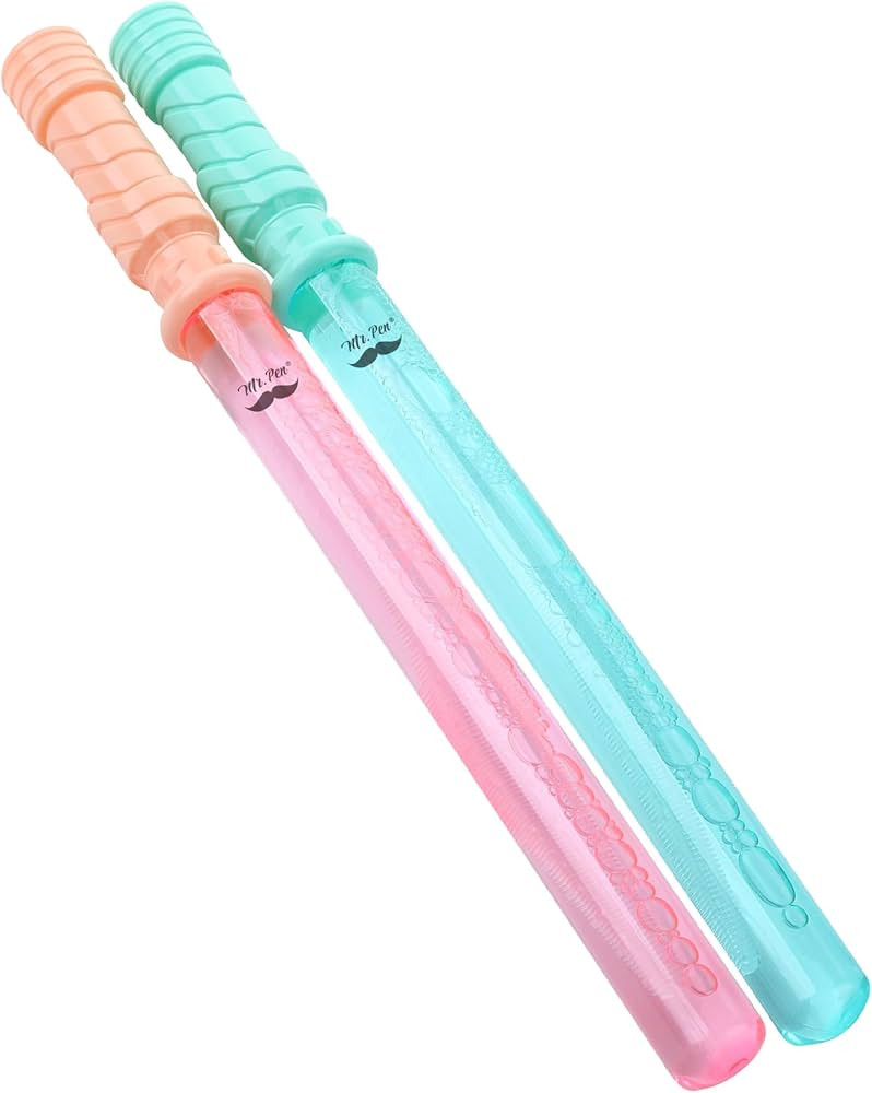 Mr. Pen- Bubble Wands, 2 Pack, 14.3 Inches, Big Bubble Wands, Bubbles Party Favors for Kids, Blow... | Amazon (US)