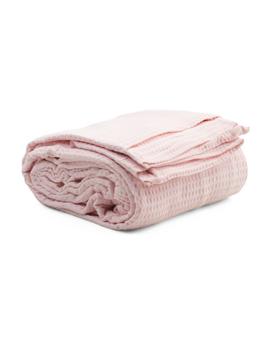 Cotton Waffle Weave Blanket | Bed & Bath | Marshalls | Marshalls