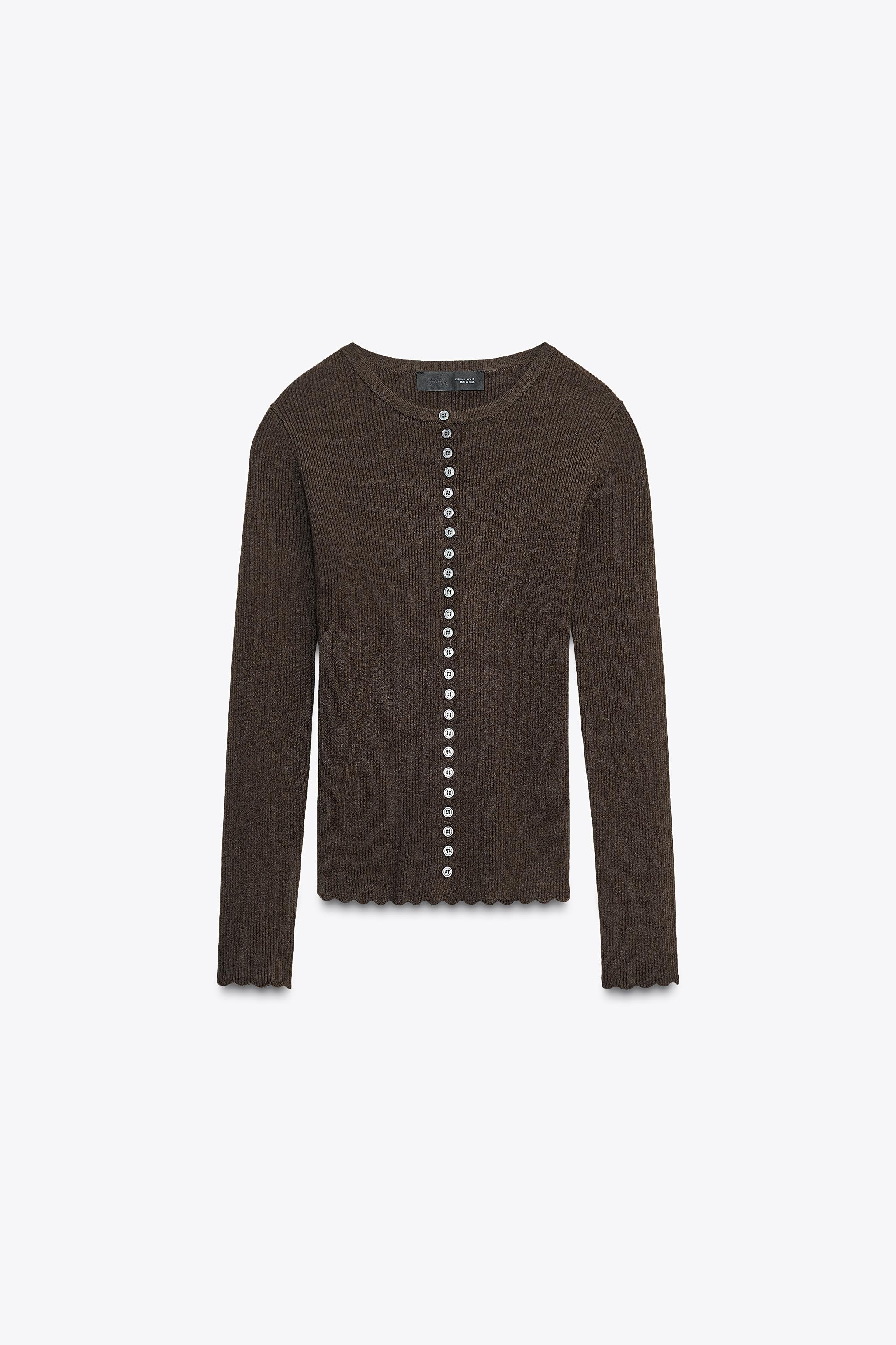RIB KNIT CARDIGAN | Zara US