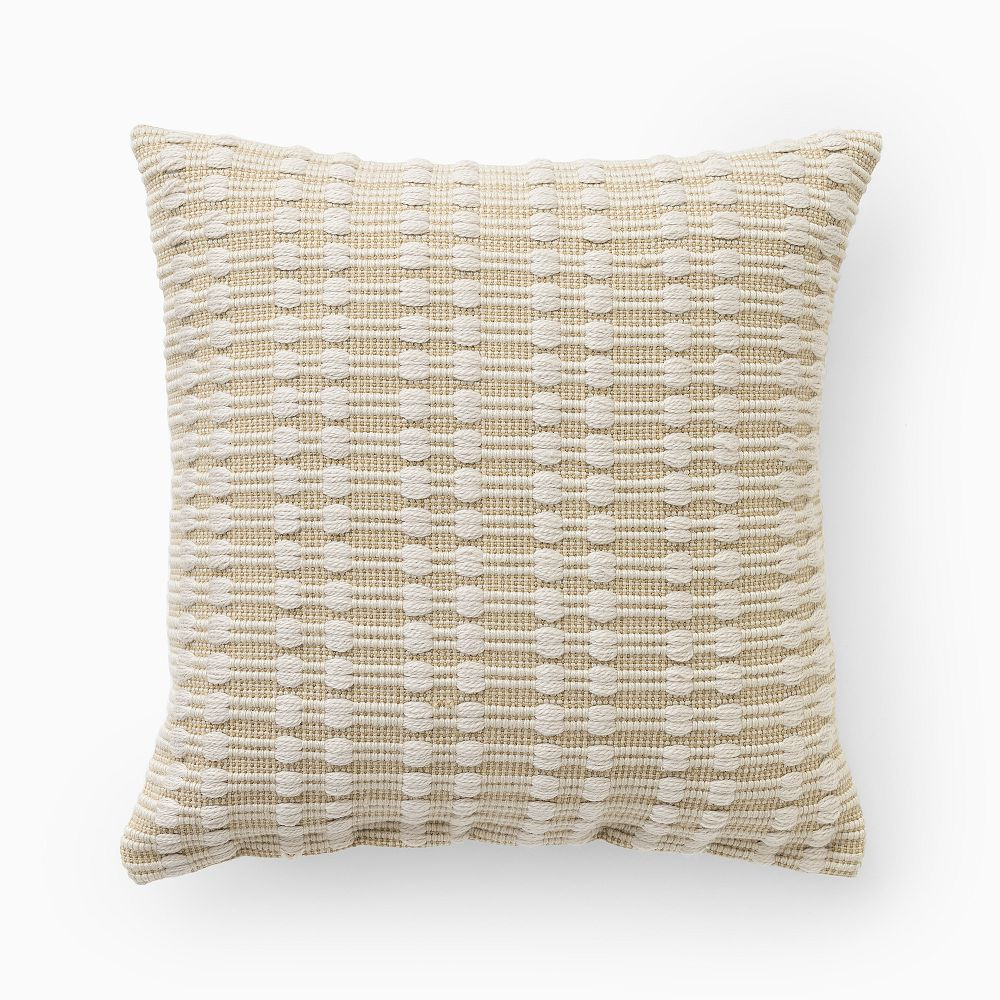 Outdoor Chunky Linear Pillow | West Elm (US)