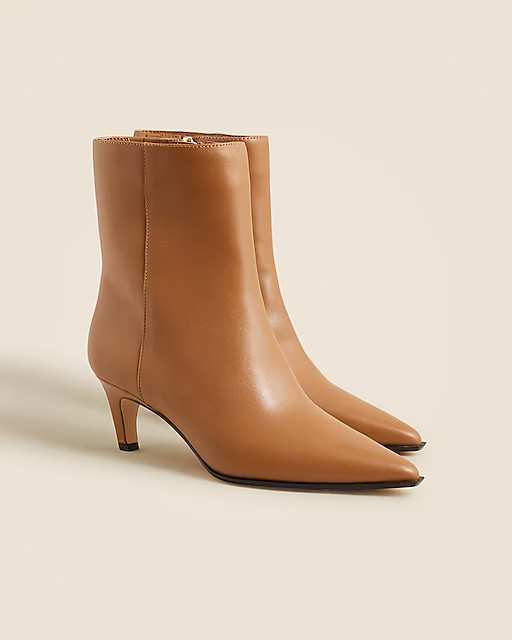 New Stevie ankle boots in leather | J. Crew US