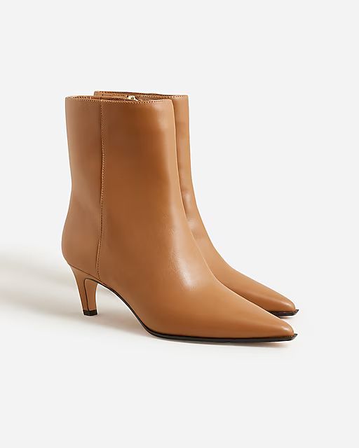 New Stevie ankle boots in leather | J. Crew US