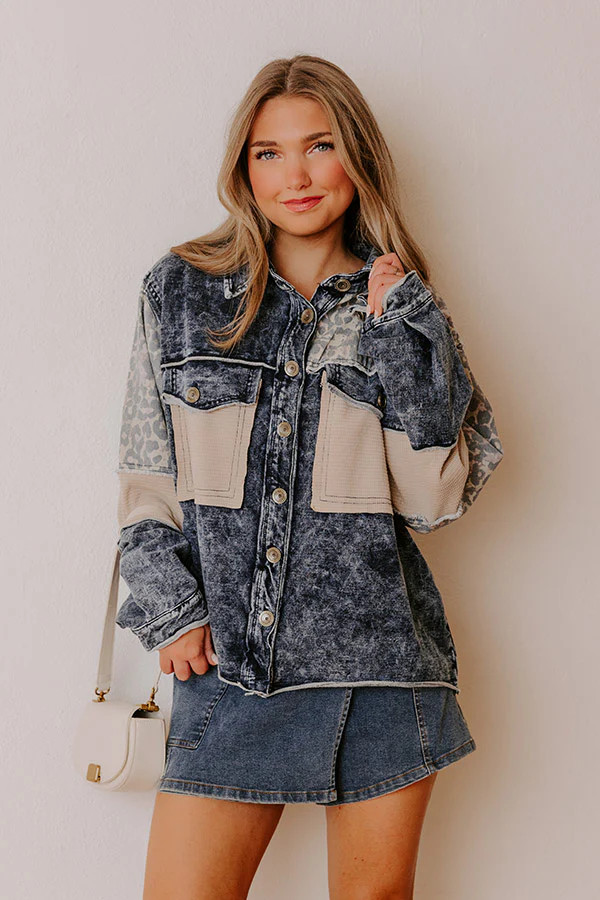 Chic District Color Block Jacket | Impressions Online Boutique