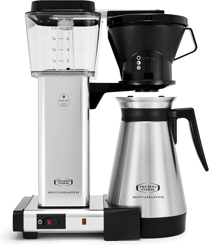Technivorm Moccamaster 79112 KBT Coffee Brewer, 40 oz, Polished Silver | Amazon (US)