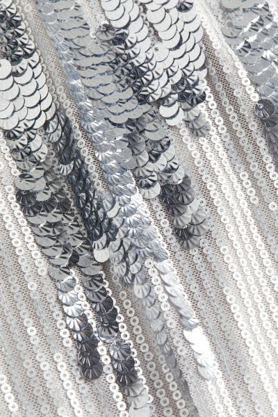 Débardeur à sequins - Argenté - FEMME | H&M FR | H&M (FR, IT, ES, PT, BE)