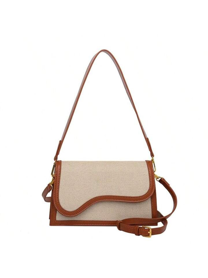 Bolso De Hombro Para Mujeres, Bolsos De Hombro De Para Mujeres Con 2 Correas Extraíbles, Bolsos Bandolera | SHEIN
