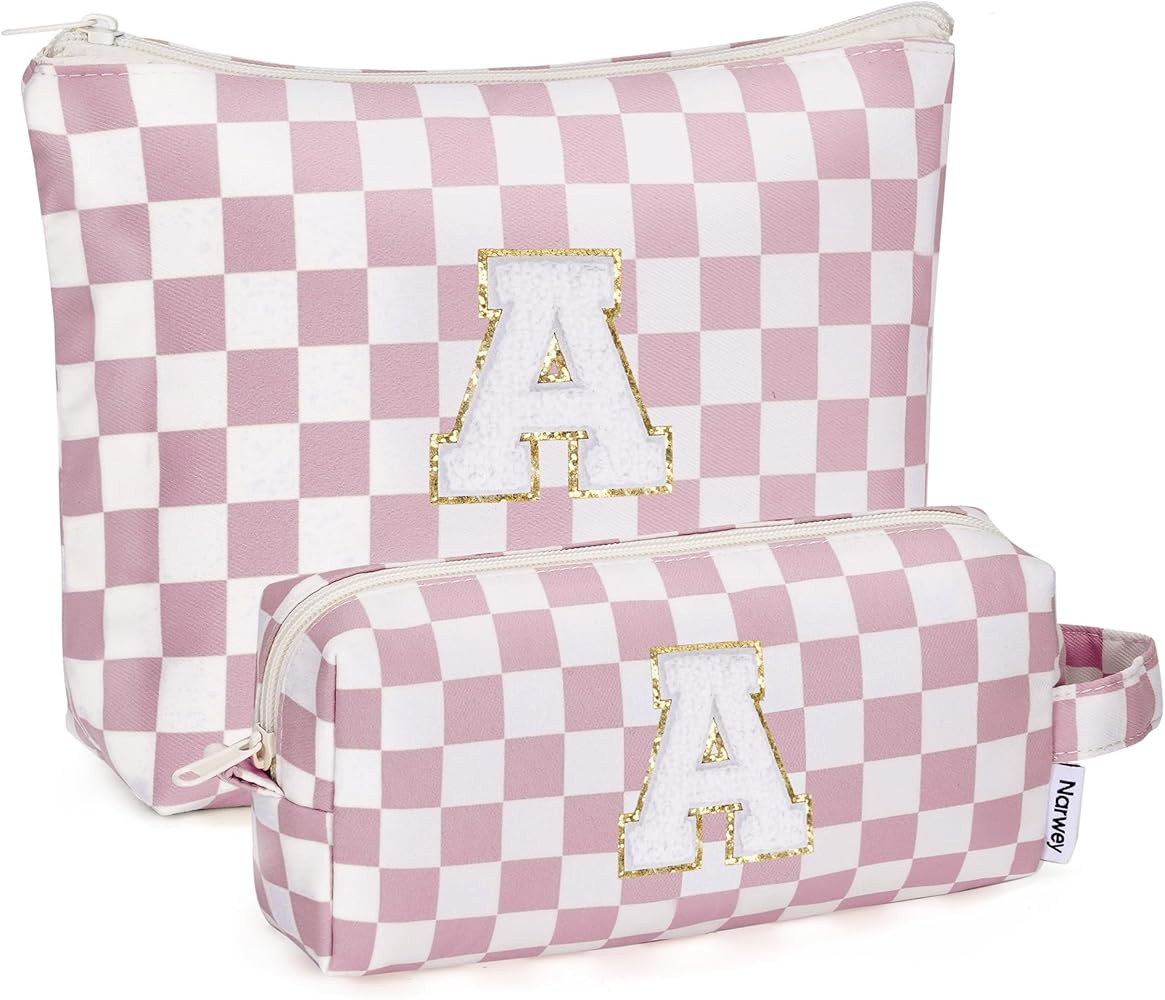 Narwey Easter Basket Stuffers Gifts for Teen Girls Kids Tween Women, Personalized Makeup Bag, Pin... | Amazon (US)