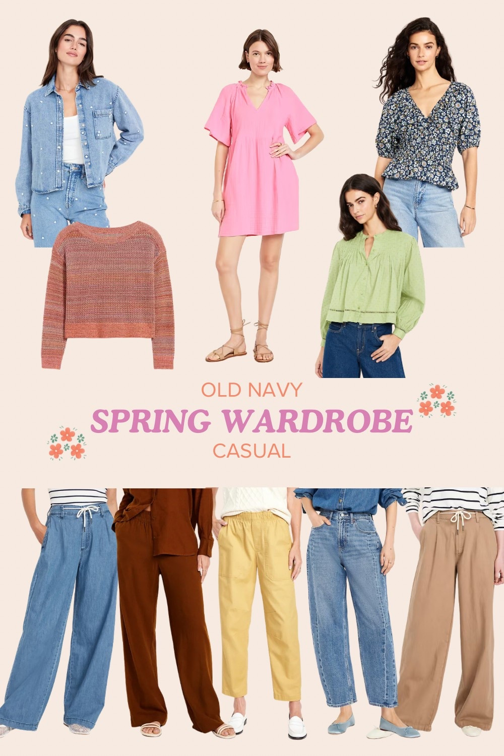 Cotton spring casual pieces from old navy 🌸☀️

#LTKFindsUnder50 #LTKSaleAlert #LTKSpringSale