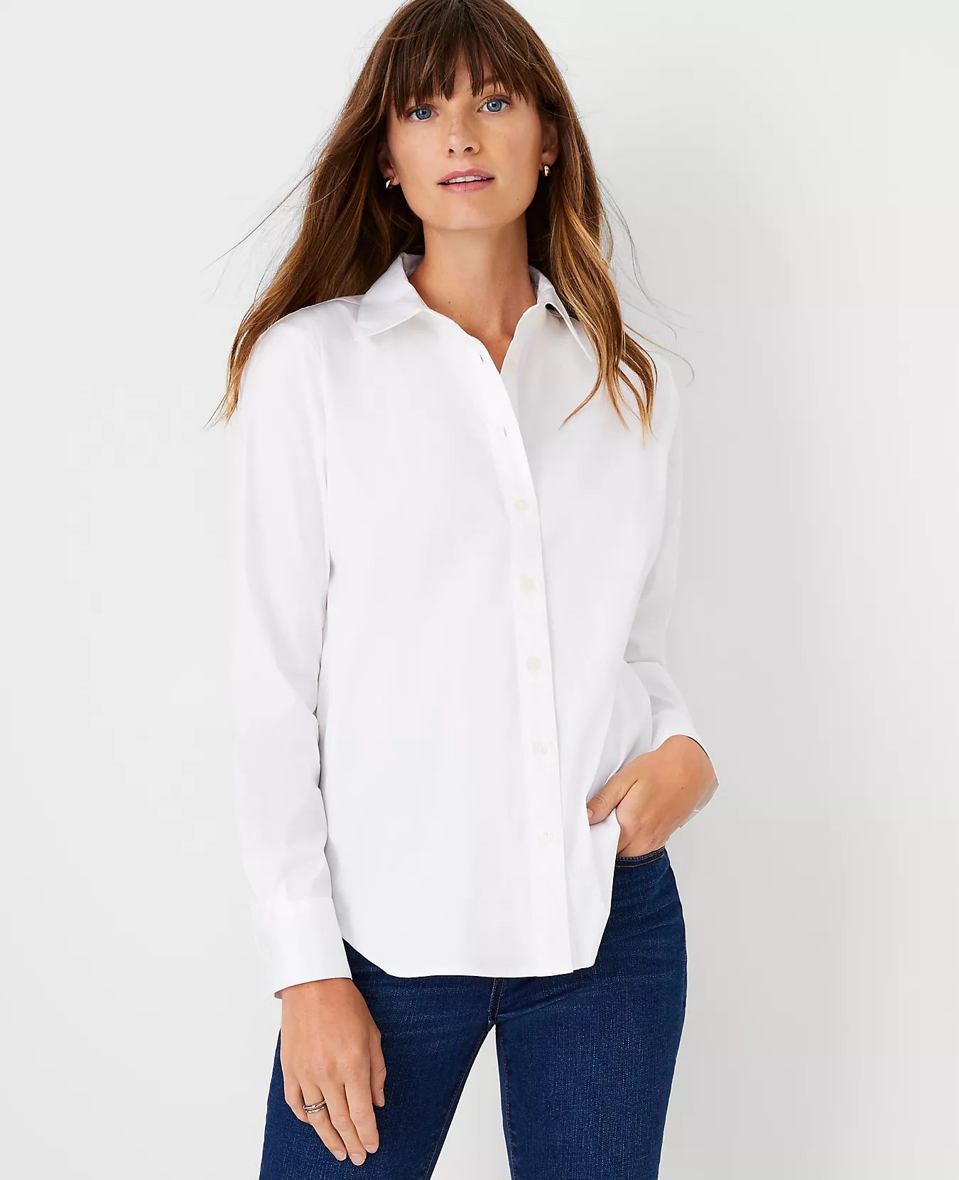 Boyfriend Perfect Shirt | Ann Taylor | Ann Taylor (US)