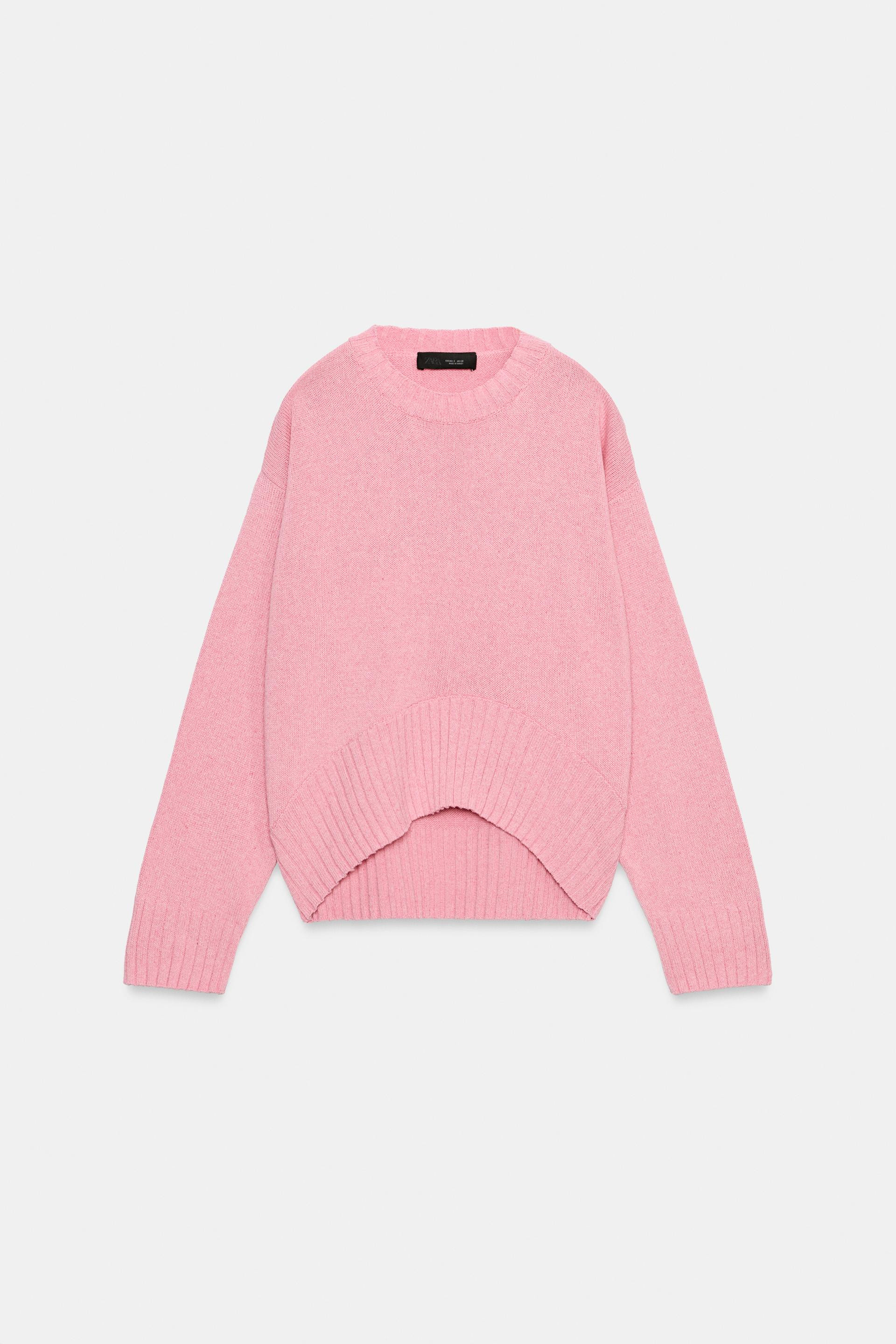ASYMMETRIC HEM KNIT JUMPER | Zara US