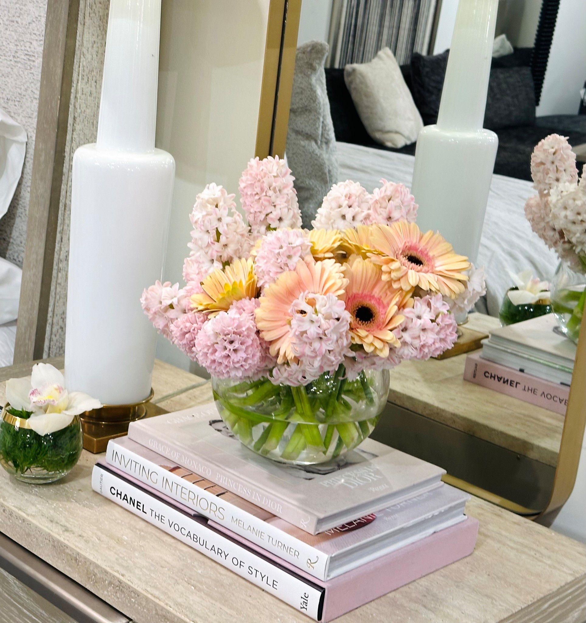 Floral arrangements elevate any vignette — adding softness, movement, and a beautifully layered finish.


#FloralArrangement #StyledVignette #LayeredLiving #DesignDetails #CuratedHome #FreshFlorals #ElevatedInteriors #LTKHome

#LTKHome #LTKdayinmylife