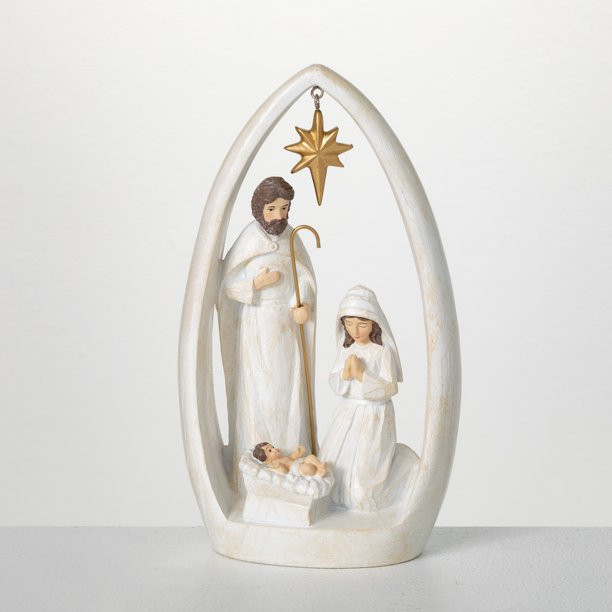 Sullivans Holy Family Nativity Scene Multicolor 8.5"H Resin - Walmart.com | Walmart (US)