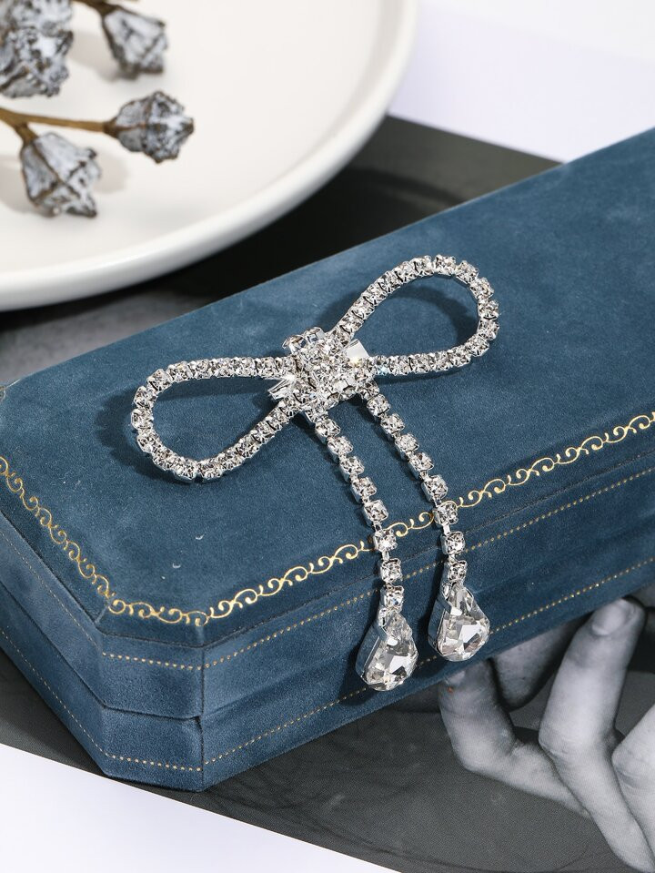 Strass strik ontwerp broche | SHEIN