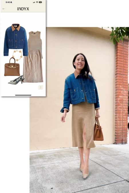 Cool summer outfit! I paired a denim jacket styled with a polished shirt. 

#classicstyle
#streetstyle
#midiskirt
#summeroutfit
#summerstyle

#LTKWorkwear #LTKStyleTip #LTKSeasonal