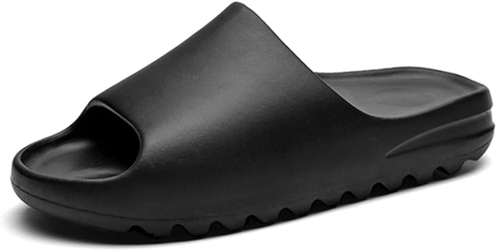 FMALL Unisex House Shoes Non-Slip thick Soft Platform slides Massage Shower Bathroom Slipper for Adu | Amazon (US)