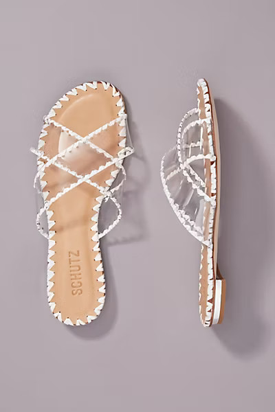 Schutz Aya Slide Sandals | Anthropologie (US)