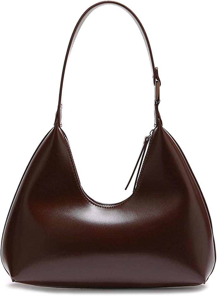 NahiAoo Shoulder Bag for Women Small Black Shoulder Purse Hobo Bag Trendy Purse 2023 Crescent Bag | Amazon (US)