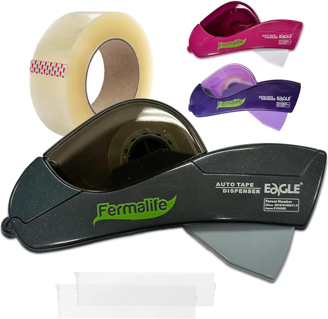 FERMALIFE - Automatic Tape Dispenser Gun with Easy Cutter, Single Handheld Design, Includes 1 Rol... | Amazon (US)