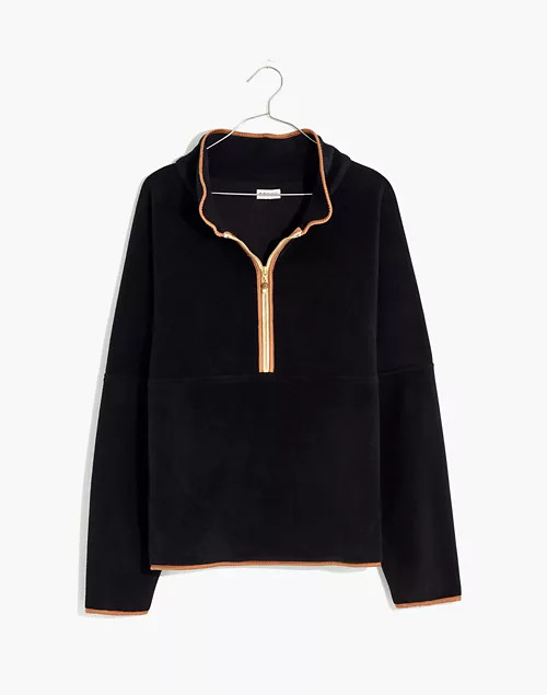 Donni Fleece Half-Zip Pullover | Madewell