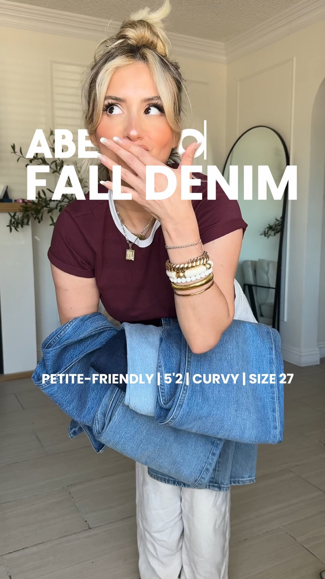 #AbercrombiePartner Petite Curvy Denim Staples 🤗  
➡️use code DENIMAF

I'm wearing size 27R in ALL JEANS! 

@Abercrombie sale deets ⬇️

‼️30-50% Off All Jeans
    * Offer valid in stores and online August 6, 2025 to August 11, 2025 in US/CA. Excludes clearance. Online price reflects discount.
‼️20% Off Almost Everything Else
    * Offer valid in stores and online August 6, 2025 to August 11, 2025 in US/CA. Exclusions apply as indicated. Online price reflects discount.
‼️15% Off Stackable Code
    * Use code DENIMAF at checkout August 6, 2025 to August 11, 2025 in US/CA. Exclusions apply. See details online.

#LTKautumn #LTKStyleTip #LTKFindsUnder100

Follow my LTK @ImLola on the @shop.LTK app to view this post and get my exclusive app-only content!

#liketkit 
@shop.ltk
https://liketk.it/5kGvX

#LTKSaleAlert #LTKPetite #LTKootd