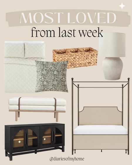 Most Loved From Last Week

#bestsellers #topsellers #followerfavorites #home #decor #bedroom #sideboard #quilt #affordablehomedecor #decoronabudget #lamp #tablelamp #bedding #guestbedroom #smallbedroom #bedroominspo #springdecor #canopybed #bench #bathroom #storage 

#LTKfindsunder50 #LTKfindsunder100 #LTKhome