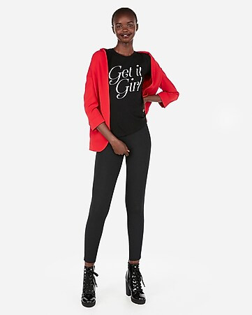 express one eleven get it girl slim graphic tee | Express