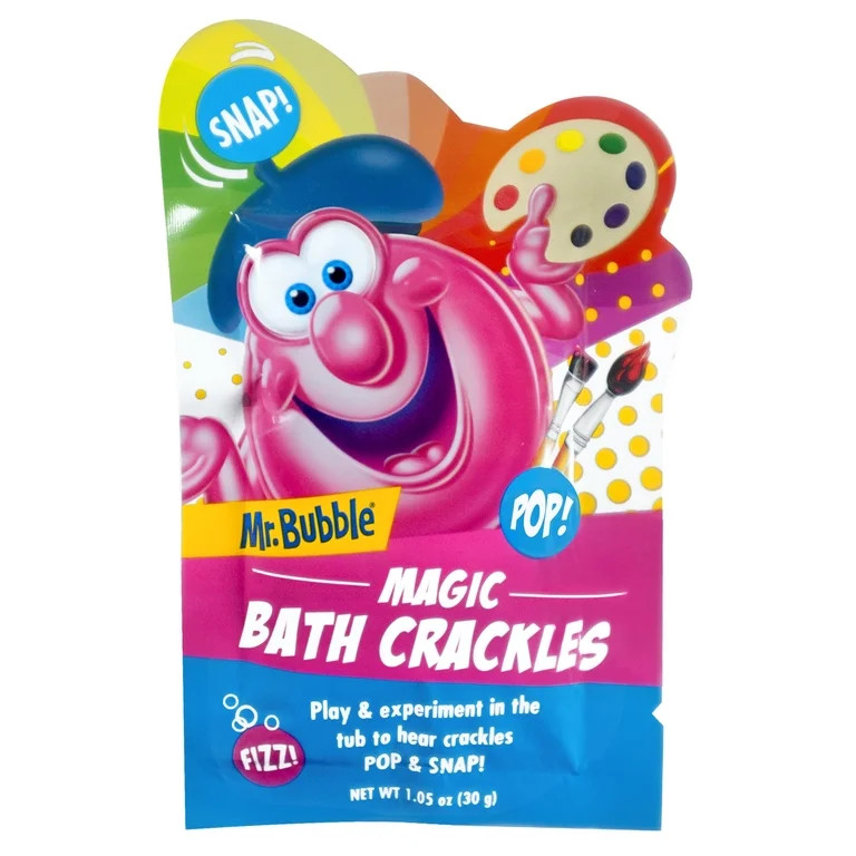 Mr. Bubble Magic Bath Crackles, Poppin' Bath time Fun, Paraben & Fragrance-Free | Walmart (US)