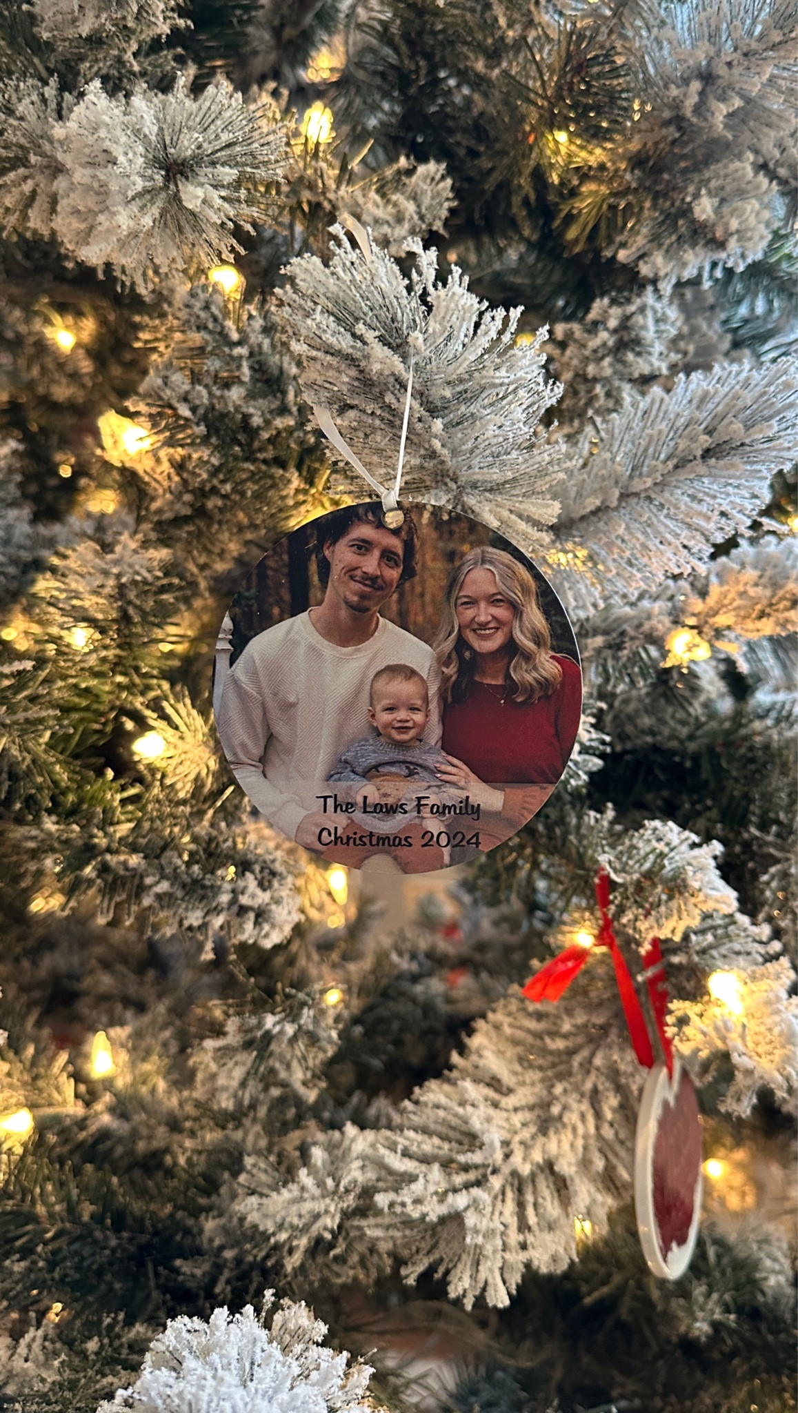 Easily one of my favorite ornaments and will be purchasing year after year. It was so easy to order! 

#christmas #christmas2025 #christmasornament #ornaments 

#LTKFindsUnder50 #LTKFamily #LTKSeasonal