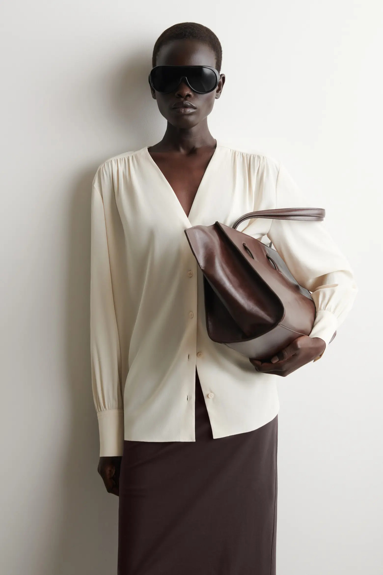 Gathered V-neck Blouse (Women) | Nordstrom | Nordstrom