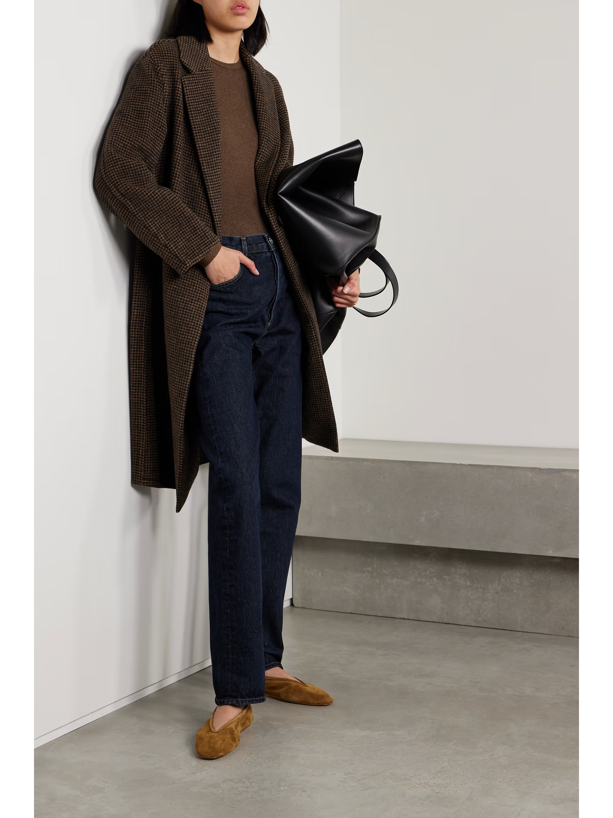 + NET SUSTAIN '90s Pinch Waist Long high-rise straight-leg organic jeans | NET-A-PORTER (US)