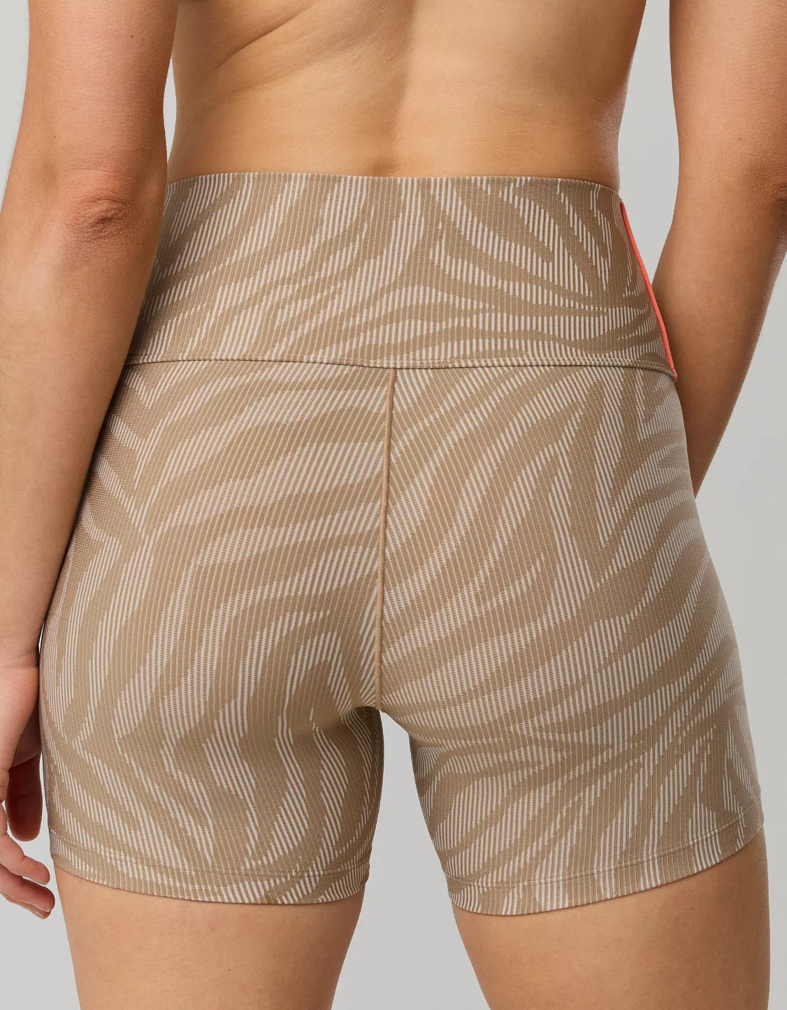OFFLINE By Aerie Stripe Rib High Waisted 5" Bike Short | Aerie