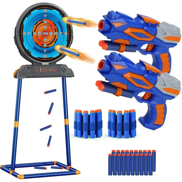 Kid Odyssey Shooting Game Toy for Kids, Digital Targets with 2 Foam Dart Blaster, Outdoor Game To... | Walmart (US)