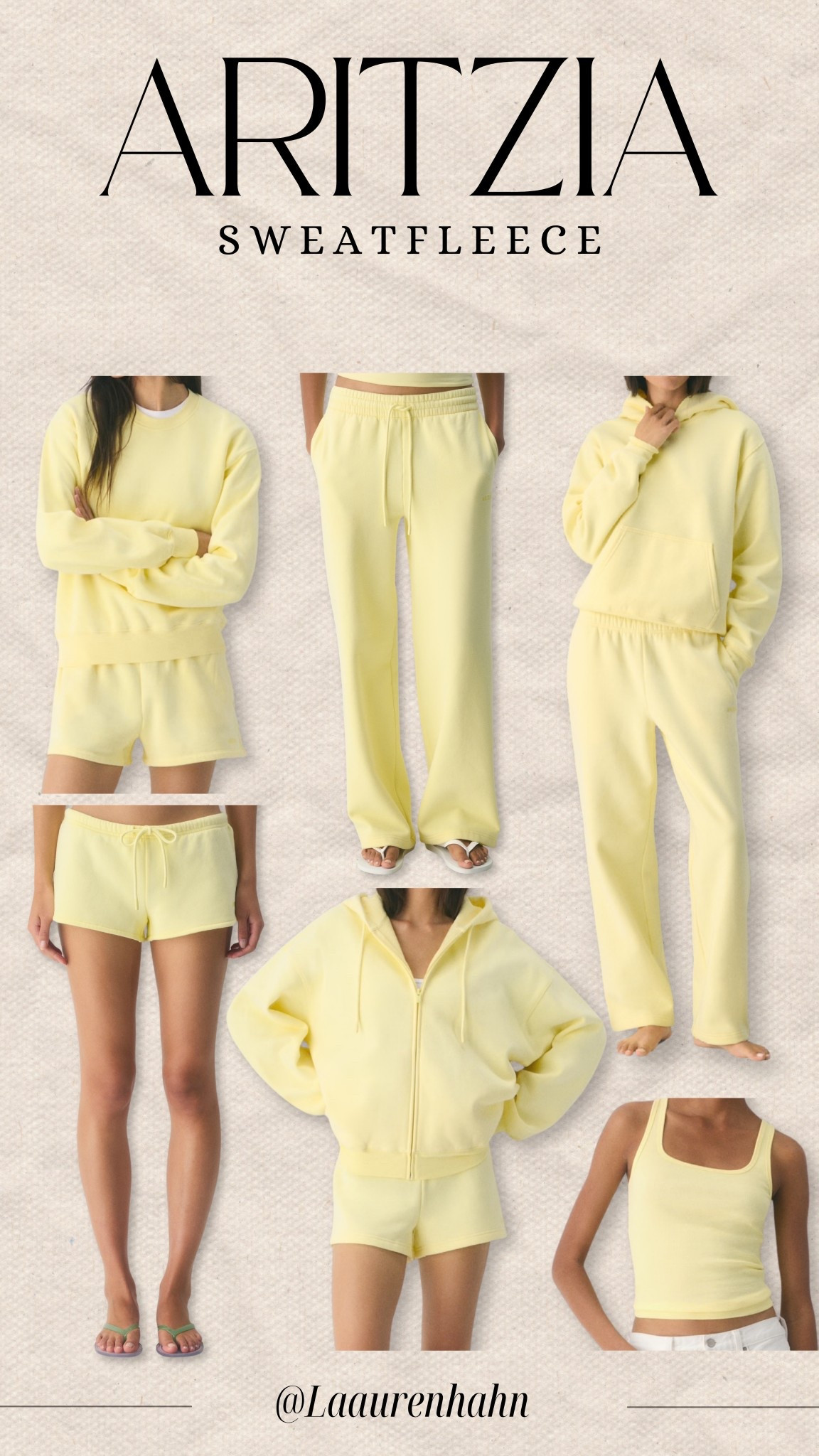 @Aritzia sweatfleece in this lemonade shade gets me excited for summer! 🍋 

#LTKsummer #LTKstyletip #LTKcanada