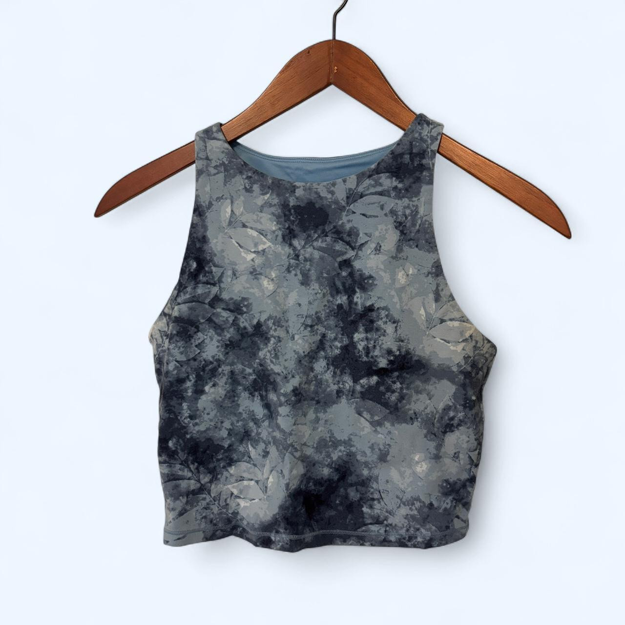 Old Navy Women's Tank top - Blue/Grey - S | Depop US