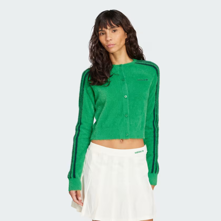 Fluffy Knitted Cardigan | adidas (US)