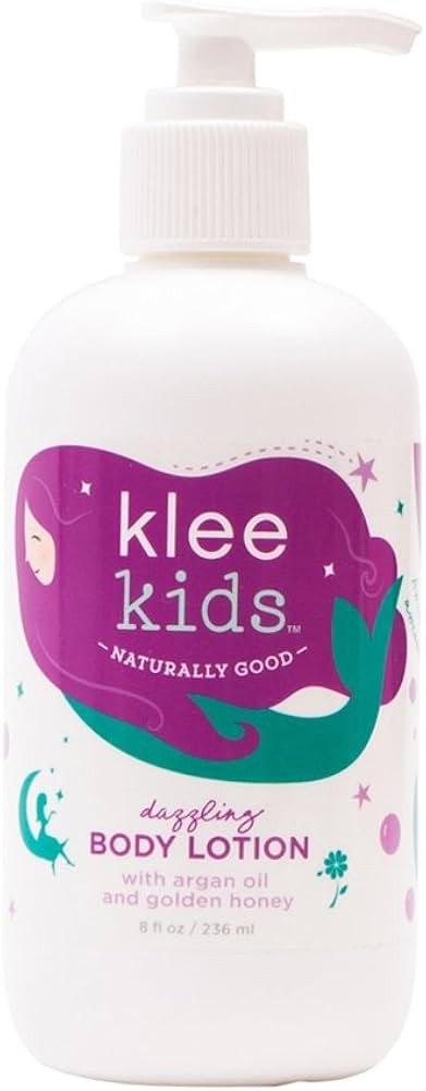 Luna Star Naturals Klee Kids Dazzling Body Lotion with Argan Oil and Honey, 8 Ounce | Amazon (US)