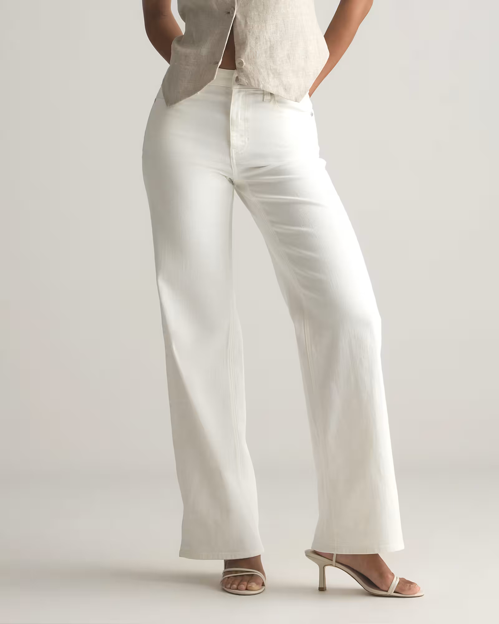 Bella Stretch Wide Leg Jeans | Quince