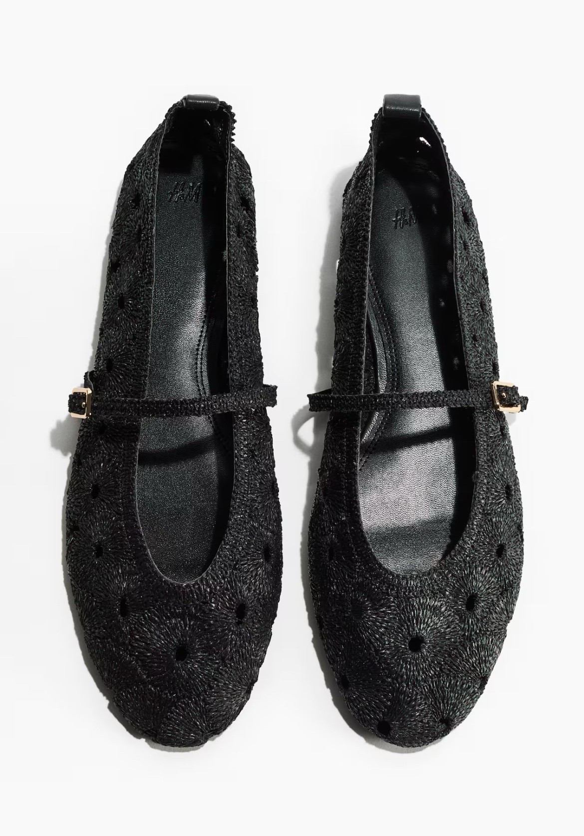 Black raffia Mary Jane flats 

#LTKSeasonal