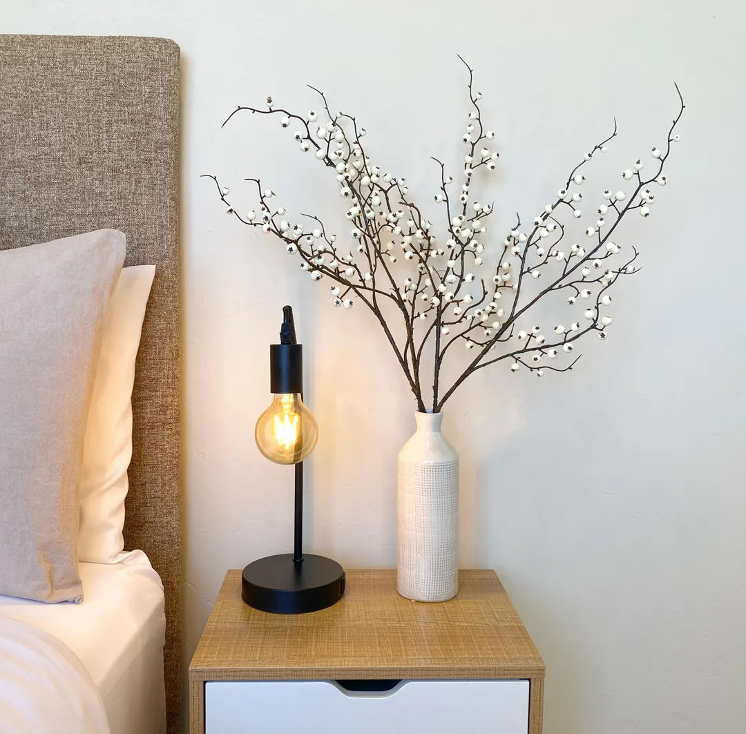 Wild Currant Berry Spray Faux 28" - White or Red Christmas Berry Stems - High Quality Faux Berry ... | Etsy (US)