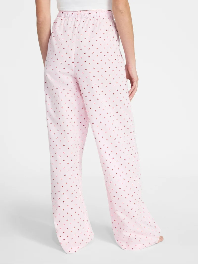 No Boundaries Sleepwear Cotton Boxer Pants, 31'' Inseam, Women's XS-XXL | Walmart (US)