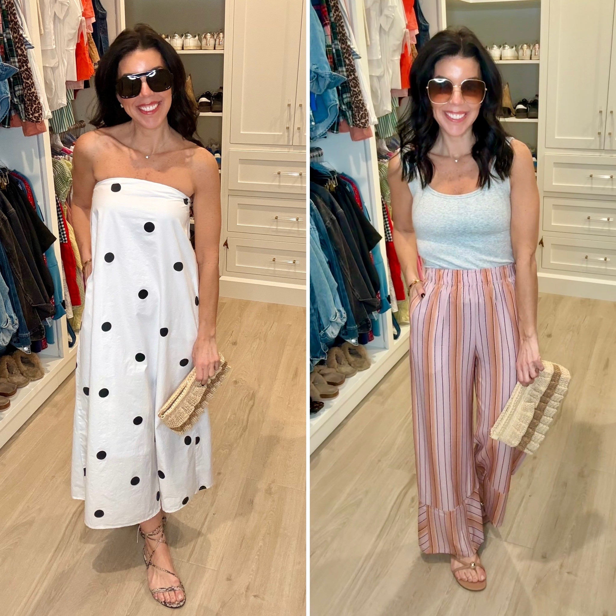 Amazon Sprinf Break!
Wearing size small in dress
Size small in pants 

#LTKSaleAlert #LTKSeasonal #LTKootd