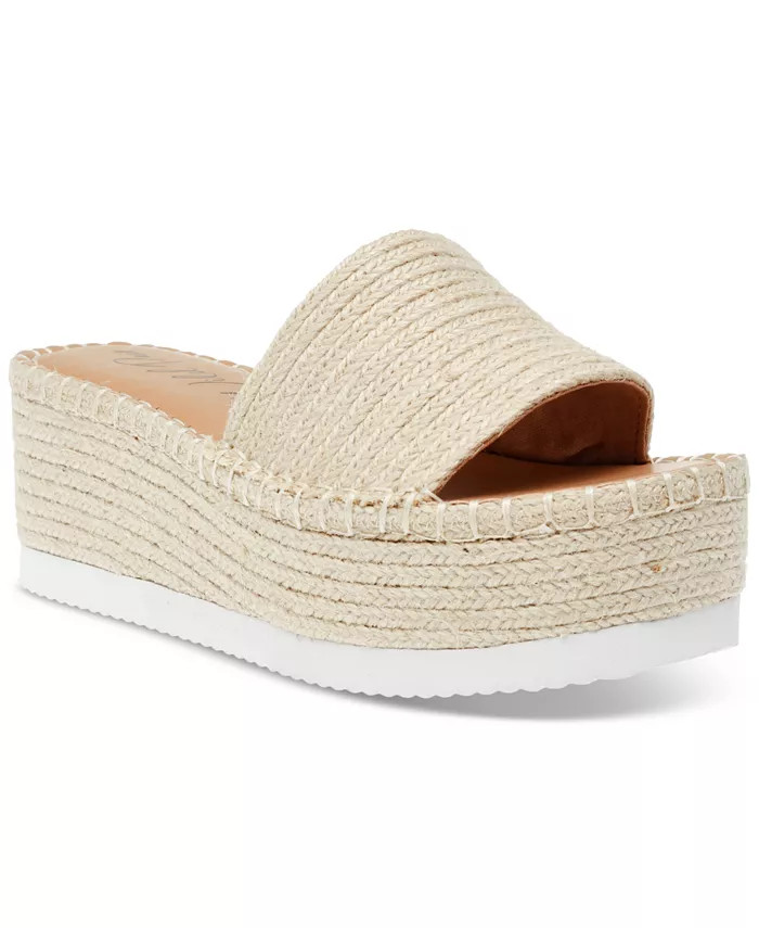 Shermer Slide Espadrille Platform Wedge Sandals, Created for Macy's | Macy's