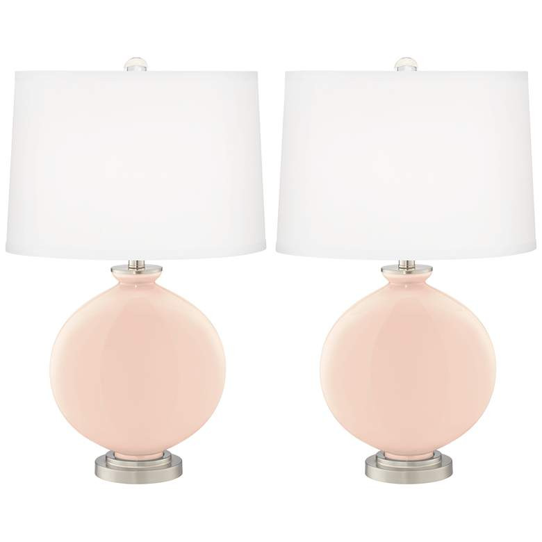 Linen Carrie Table Lamp Set of 2 - #53E70 | Lamps Plus | Lamps Plus