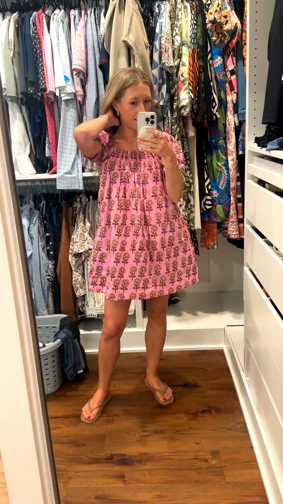 This matching set dress/shorts combo is back in stock - I LIVED in this last summer!! TTS, maybe size up if you are taller  

#LTKootd #LTKSeasonal #LTKPetite