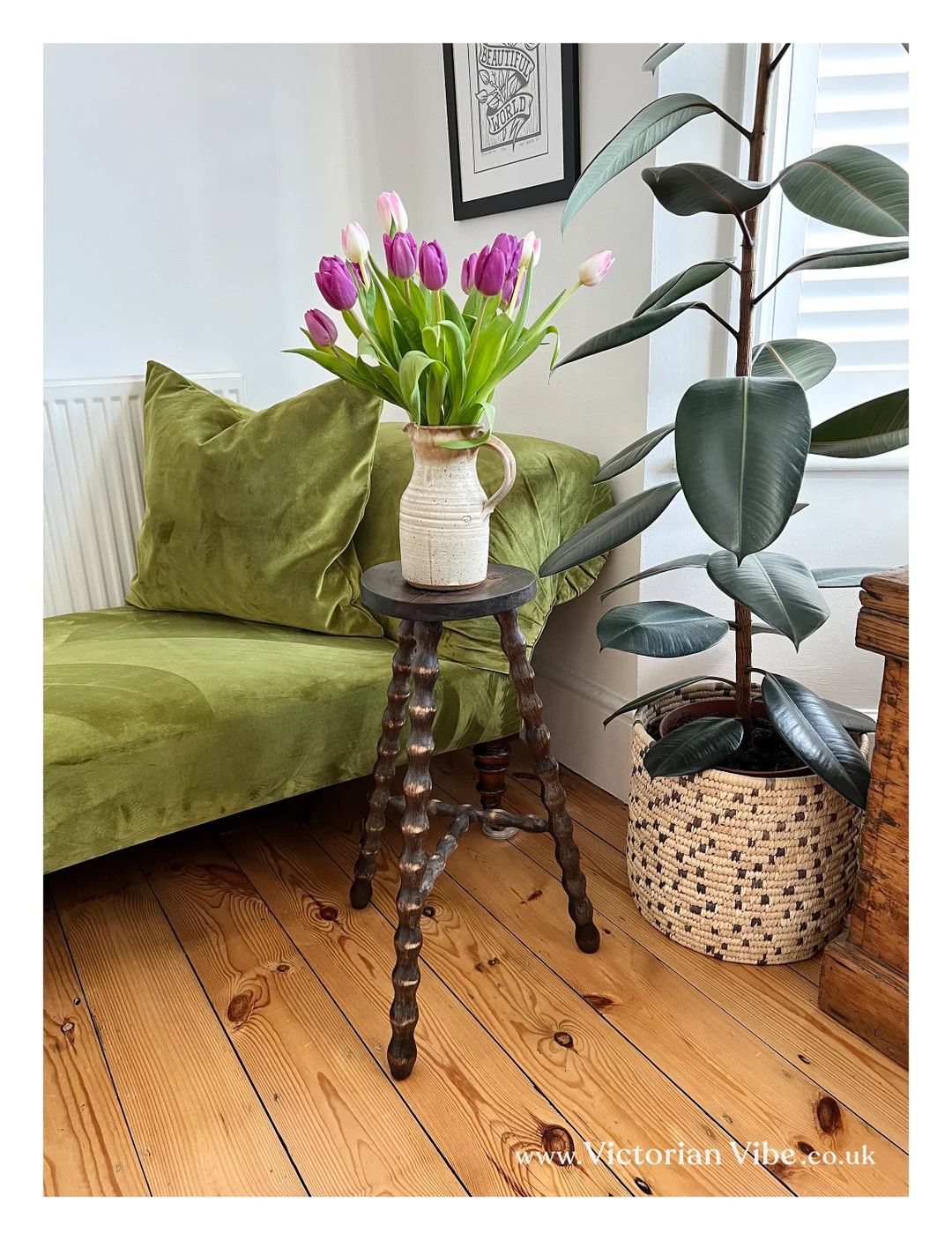 Antique French / Bobbin Stool / Decorative Stool / Plant Stand - Free Delivery | Etsy (UK)