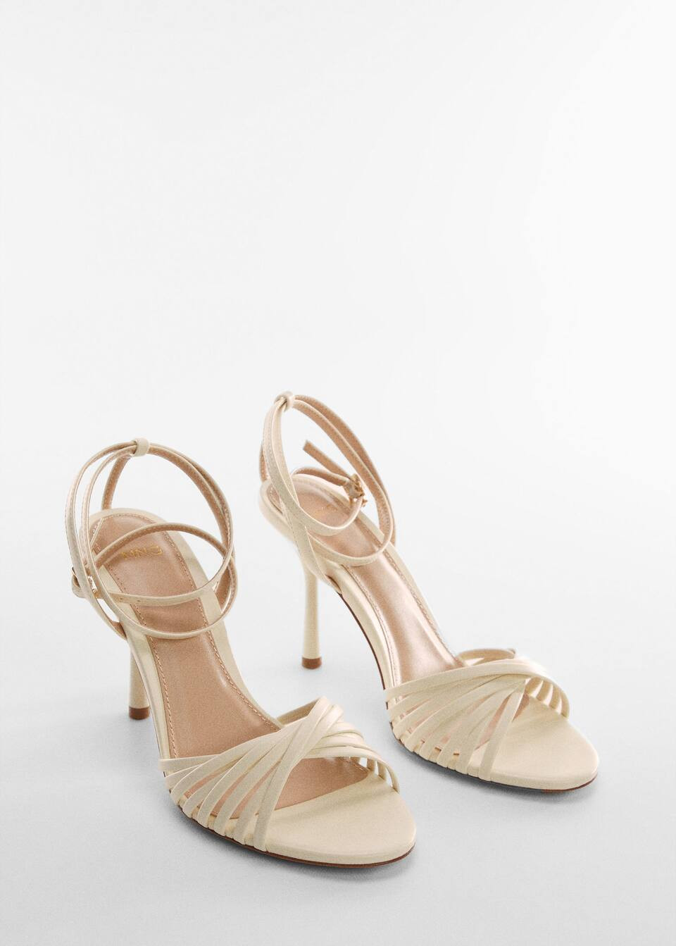 Strappy heeled sandals | MANGO (US)