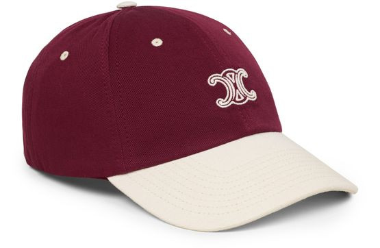 Triomphe richelieu cap in cotton twill - CELINE | 24S US