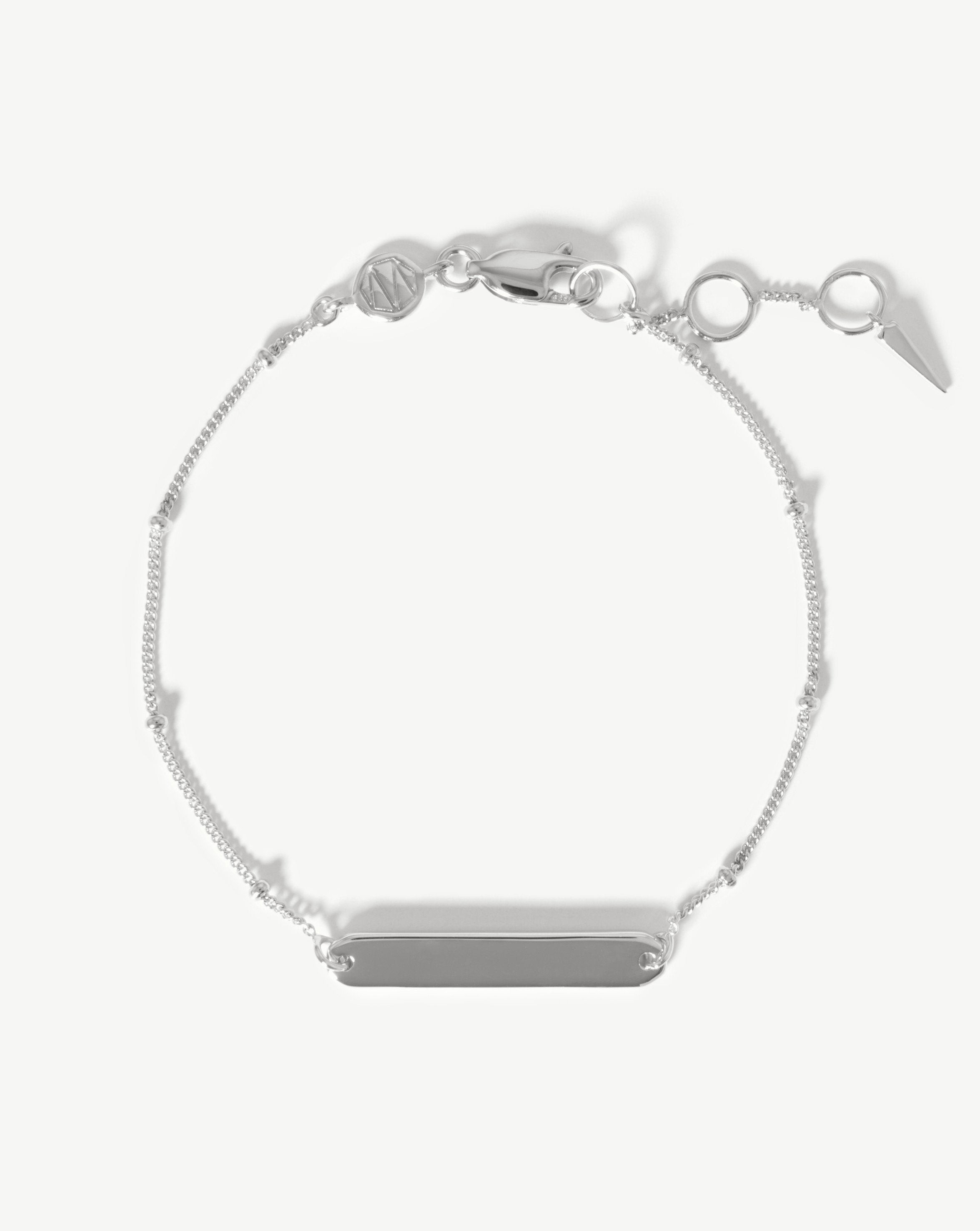 Engravable Bar Bracelet Sterling Silver | Missoma