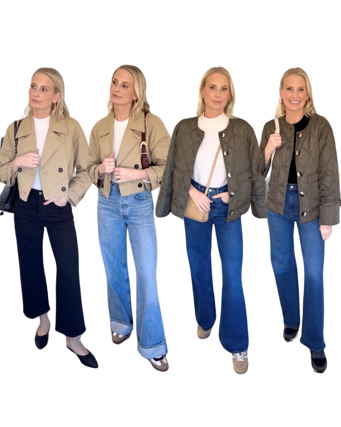 Linking more items for these four looks from my latest reel on Instagram! Trench jacket is by Zara (current!) and green jacket is old GANNI.

#LTKFindsUnder100 #LTKFindsUnder50 #LTKShoeCrush